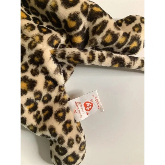Ty Beanie Babies Freckles the Spotted Leopard Plush Toy -RARE - Picture 7 of 15